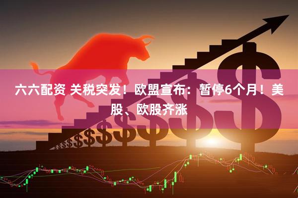 六六配资 关税突发！欧盟宣布：暂停6个月！美股、欧股齐涨