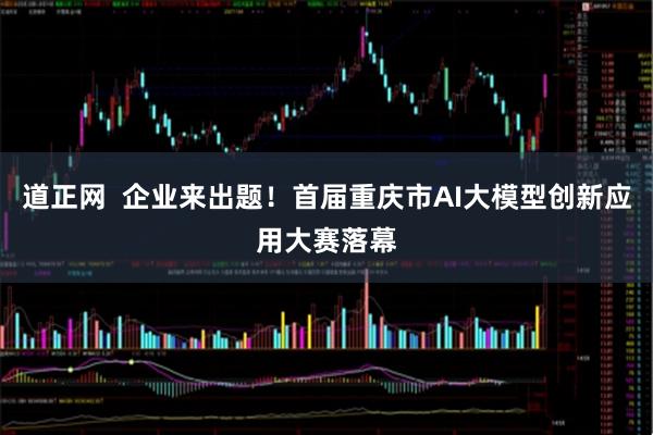 道正网  企业来出题！首届重庆市AI大模型创新应用大赛落幕