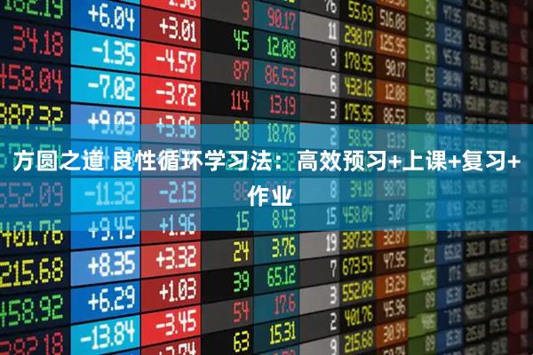 方圆之道 良性循环学习法：高效预习+上课+复习+ 作业